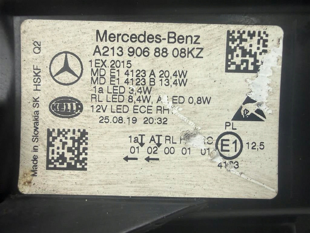 Frontscheinwerfer Mercedes-Benz W213 A2139068808KZ Full LED Rechts Headlight SCH9963714279kp