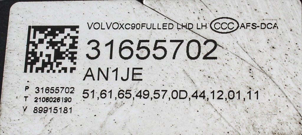 Frontscheinwerfer Volvo Xc90 II 31655702 Links Scheinwerfer Headlight