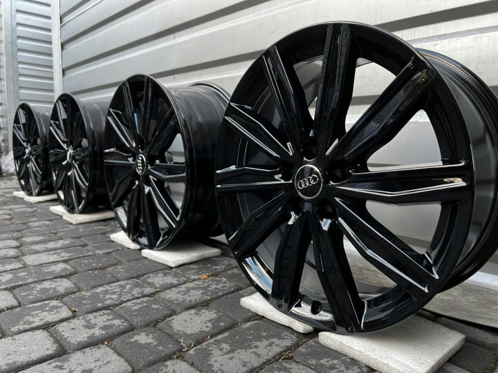 4x Alufelge 19 Zoll 8.0" 5x112 39ET Schwarz Audi A3 Rim Wheel FEL6378963993vy