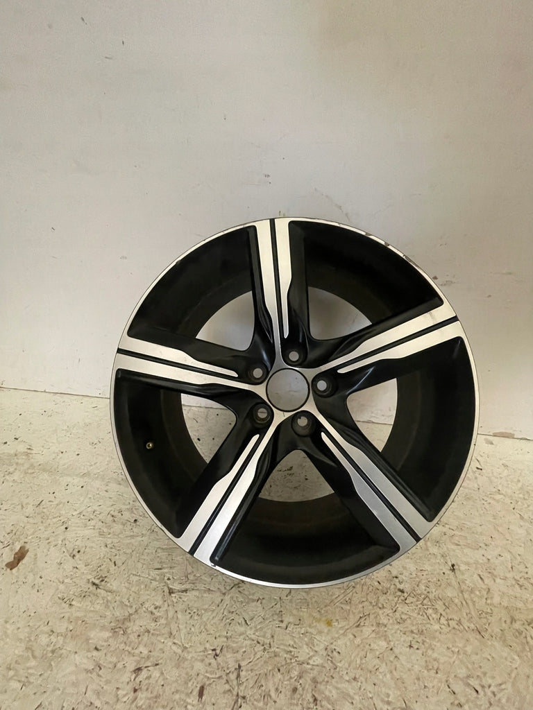 1x Alufelge 18 Zoll 8.0" 5x108 42ET Matt Schwarz 31445302 Volvo S60 V60 S90 V90