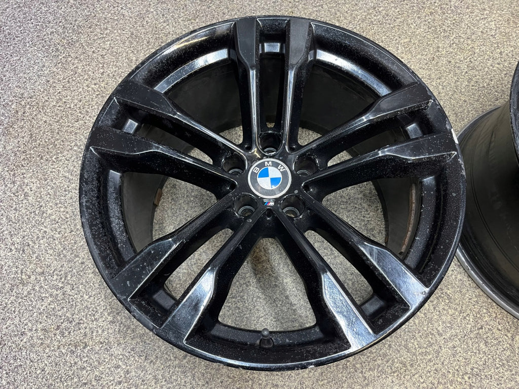 1x Alufelge 20 Zoll 11.0" 5x120 37ET Schwarz 7846789 BMW X5 E70 F15 Rim Wheel FEL9331368016aq