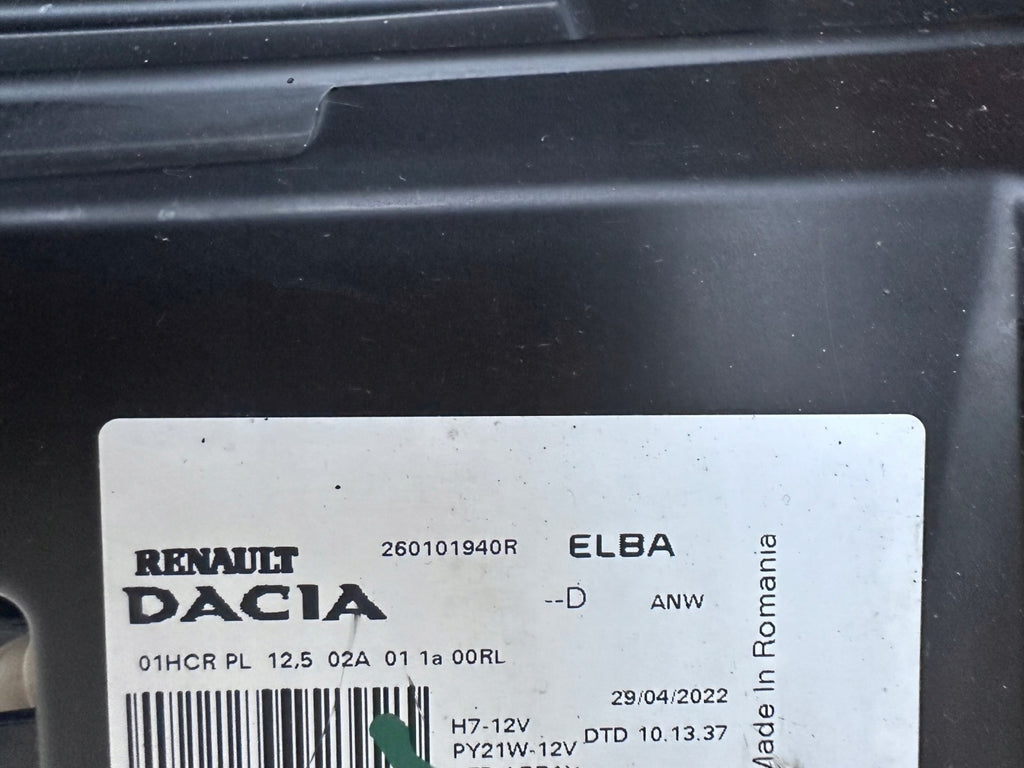 Frontscheinwerfer Dacia Sandero III Logan 260101940 Rechts Headlight SCH1425894876ju