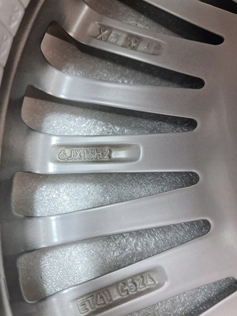 1x Alufelge 16 Zoll 6.0" 4x98 41ET Glanz Grau 52140532 Fiat Rim Wheel FEL1045694251qu