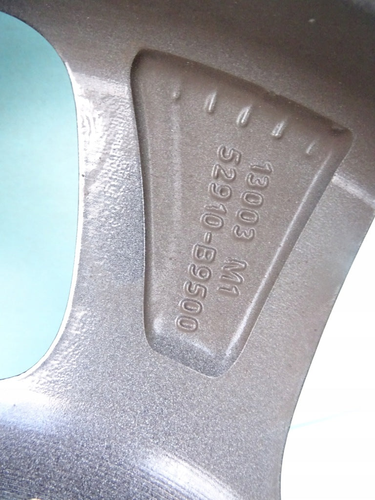 1x Alufelge 14 Zoll 5.5" 4x100 47ET 52910B9500 Hyundai I10 Rim Wheel FEL2215253603fj