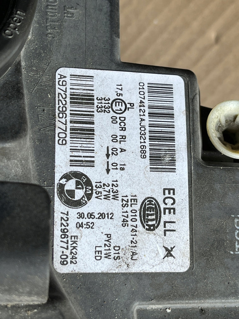 Frontscheinwerfer BMW 1 F21 F20 7229677 Xenon Ein Stück (Rechts oder Links) SCH8722365240rz