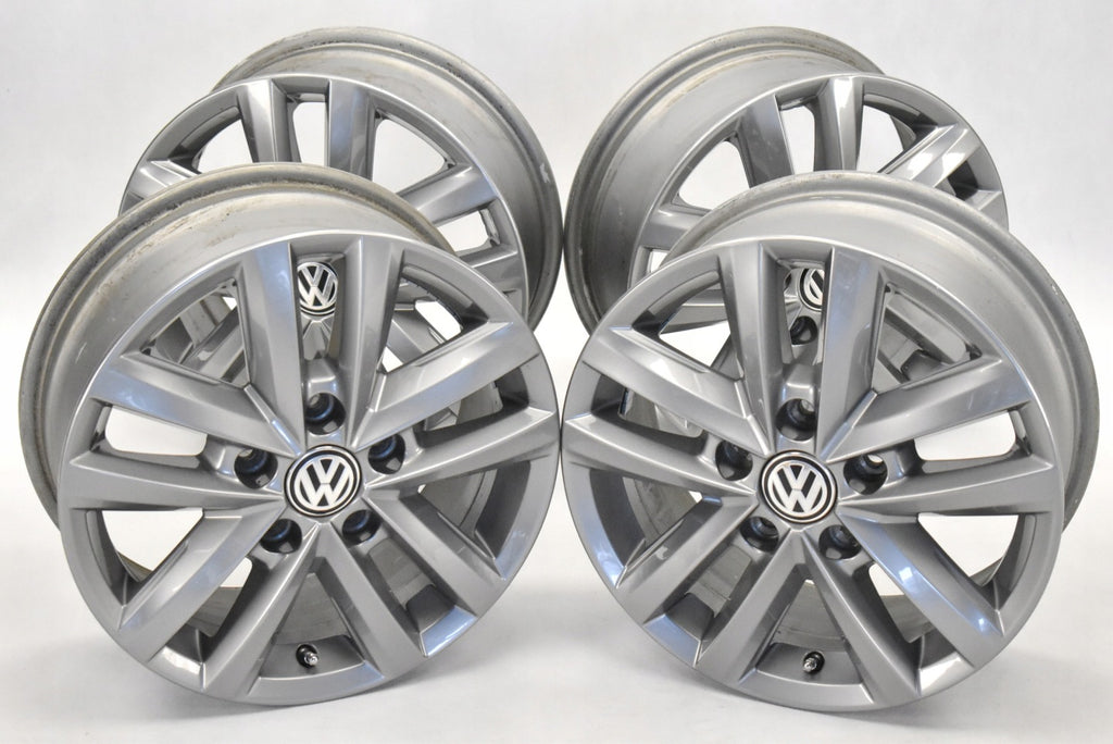 4x Alufelge 16 Zoll 6.5" 5x120 62ET Glanz Grau 2H0601025AC VW Amarok Rim Wheel FEL9215101030tl