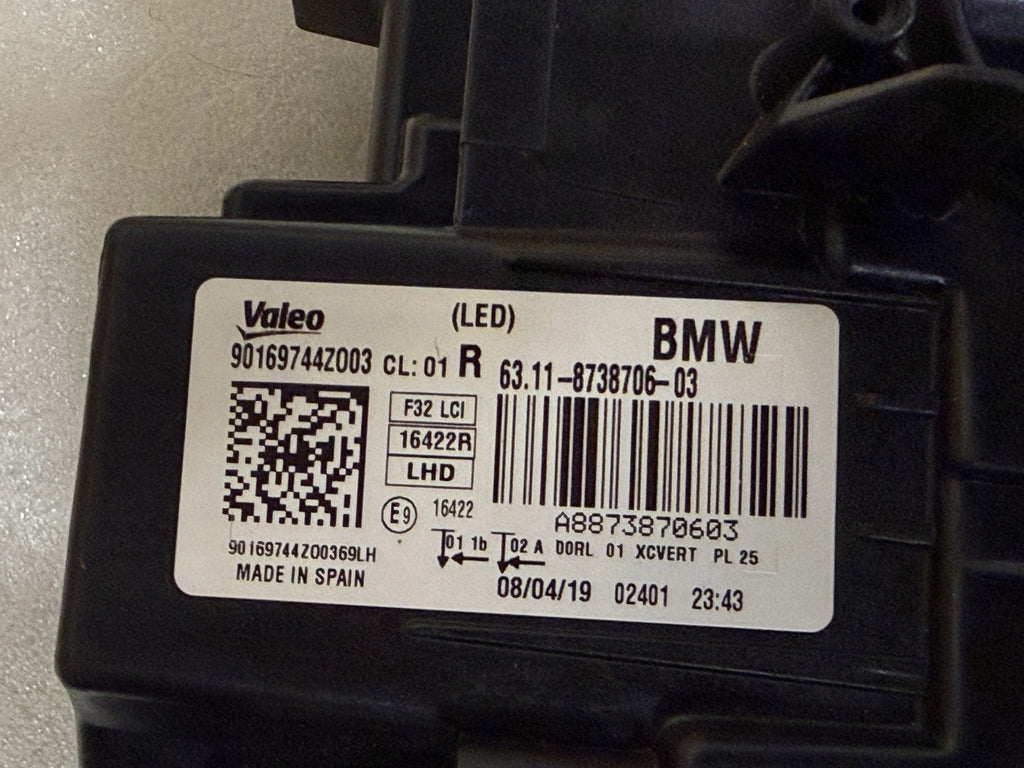 Frontscheinwerfer BMW 4 F32 8738706-03 LED Rechts Scheinwerfer Headlight SCH2909367843eb
