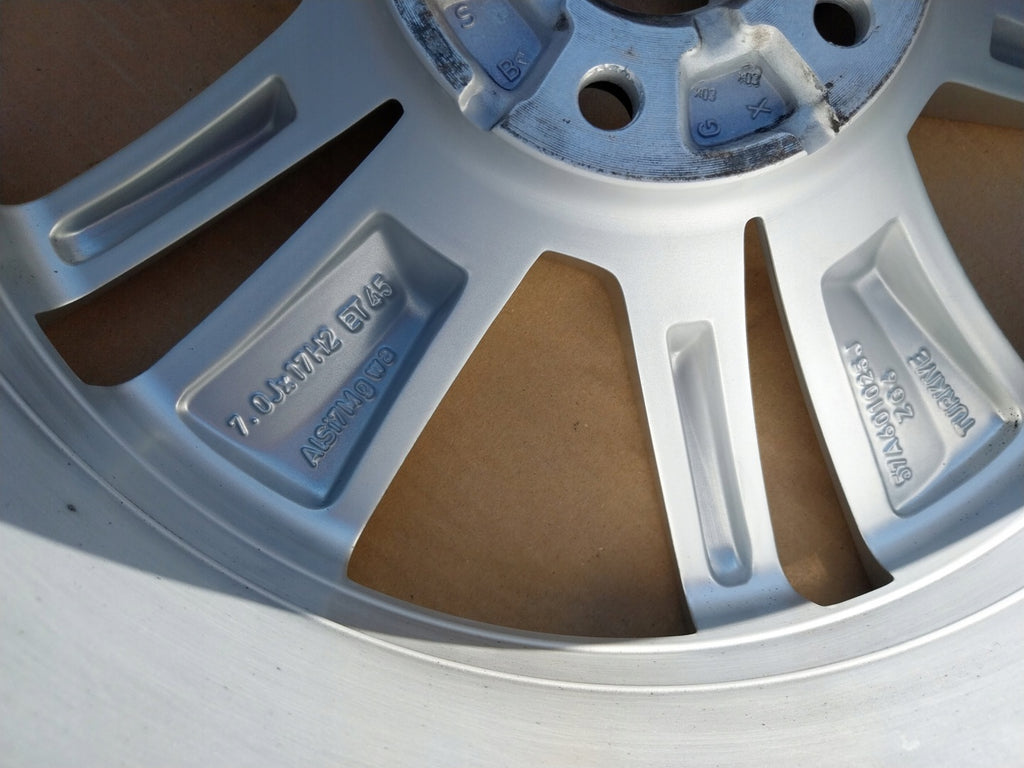 1x Alufelge 17 Zoll 7.0" 5x112 45ET Graphit Skoda Karoq Rim Wheel FEL7167926557rt