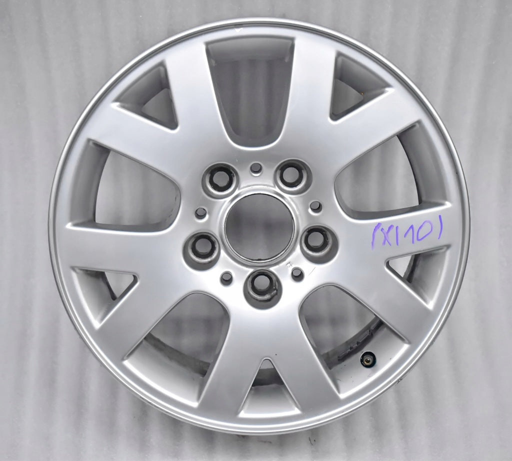 1x Alufelge 15 Zoll 6.5" 5x120 42ET Glanz Silber 1095369 BMW 3 E46 E90 Rim Wheel FEL8079940488bo
