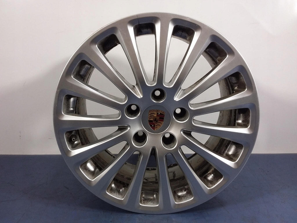 1x Alufelge 19 Zoll 9.0" 5x130 60ET Glanz Silber 97036215807 Porsche Rim Wheel FEL5661397743cd