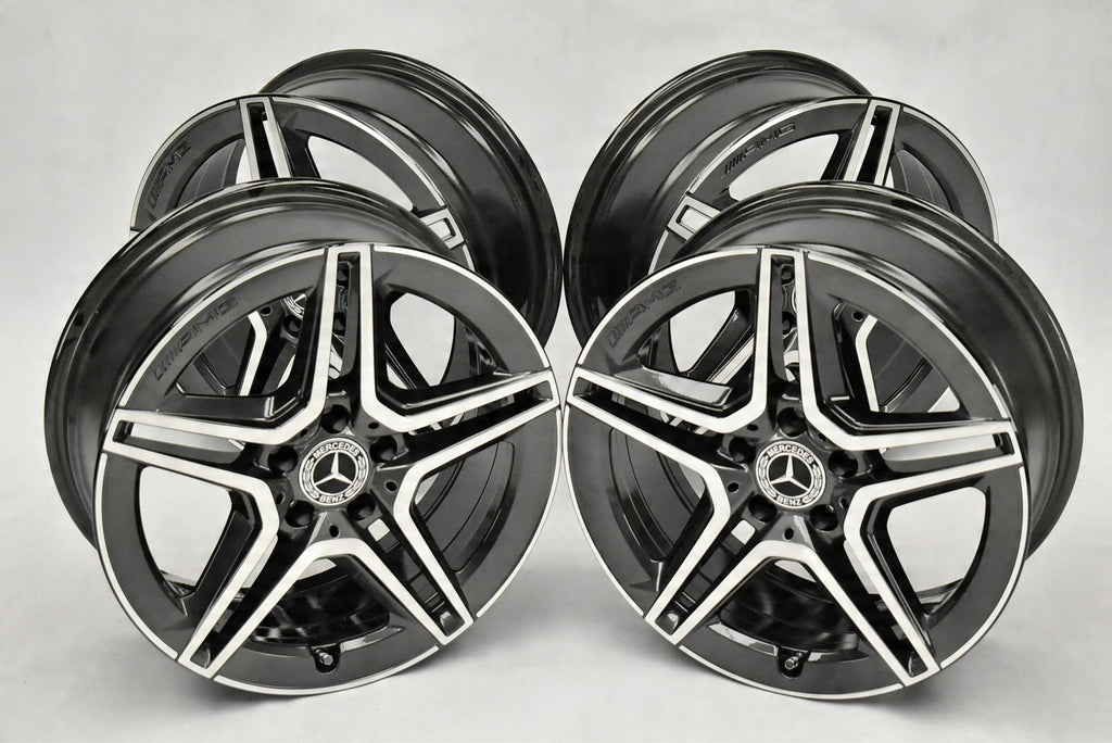 4x Alufelge 18 Zoll 7.5" 5x112 49ET Glanz Grau A1774011500 Mercedes-Benz W177 Mg