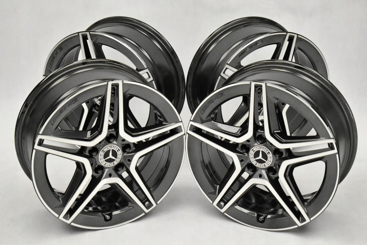 4x Alufelge 18 Zoll 7.5" 5x112 49ET Glanz Grau A1774011500 Mercedes-Benz W177 Mg FEL8950917017pu