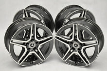 Load image into Gallery viewer, 4x Alufelge 18 Zoll 7.5" 5x112 49ET Glanz Grau A1774011500 Mercedes-Benz W177 Mg FEL8950917017pu
