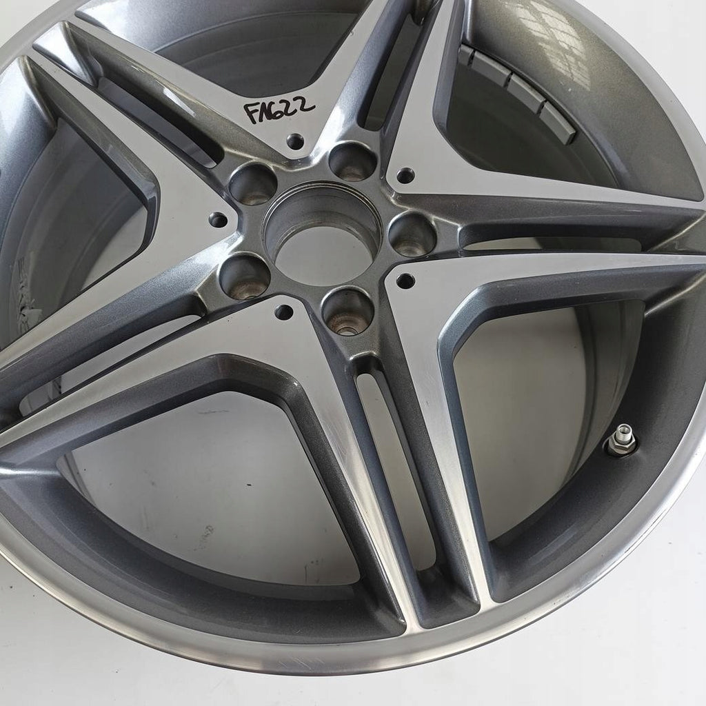1x Alufelge 17 Zoll 7.5" 5x112 42 5ET Glanz Silber A1764010100 Mercedes-Benz FEL1215509160hk