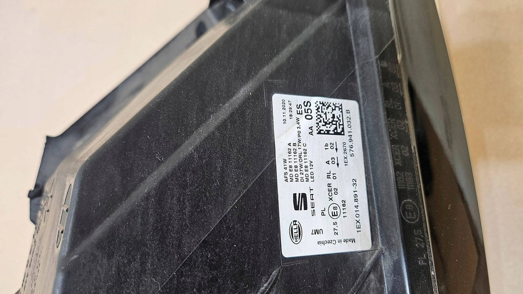 Frontscheinwerfer Seat Ateca 5F1941007J Full LED Rechts Scheinwerfer Headlight