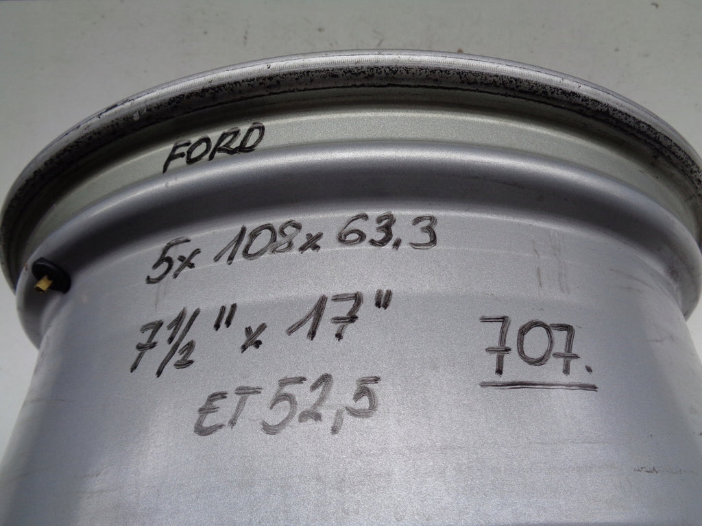1x Alufelge 17 Zoll 7.5" 5x108 52 5ET GJ5C-1007-B1A Ford I Rim Wheel FEL8513162867sl