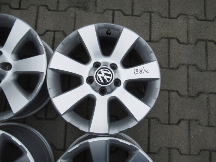 4x Alufelge 16 Zoll 6.5" 5x112 33ET 5N0601025A VW Tiguan Rim Wheel FEL4646248842sc