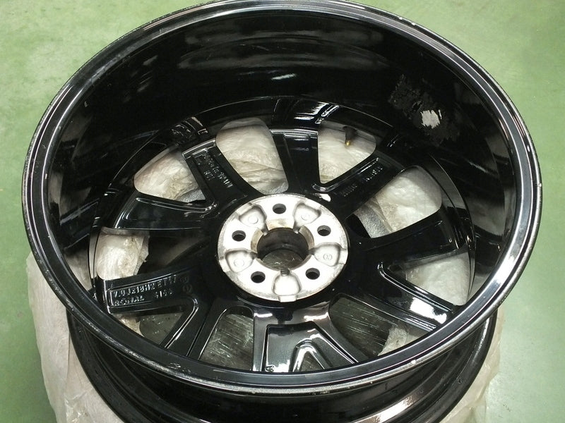 1x Alufelge 18 Zoll 7.0" 5x100 47ET Glanz Schwarz 6F9071498A Seat Arona