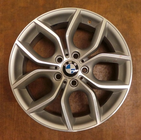 1x Alufelge 18 Zoll 8.0" 5x120 43ET Matt Silber 6787579 BMW F26 X3 F25 Mg FEL1714647244jm