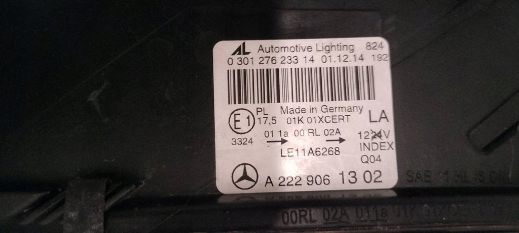 Frontscheinwerfer Mercedes-Benz W222 0301276233 A2229061302 Links Headlight SCH3874948717oy