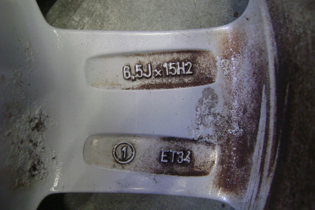 1x Alufelge 15 Zoll 6.5" 5x100 34ET 8X0601025 Audi A1 Rim Wheel