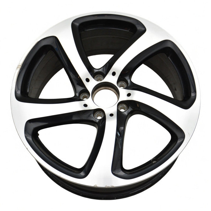 1x Alufelge 18 Zoll 8.0" 5x112 43ET Glanz Schwarz A2134013200 Mercedes-Benz