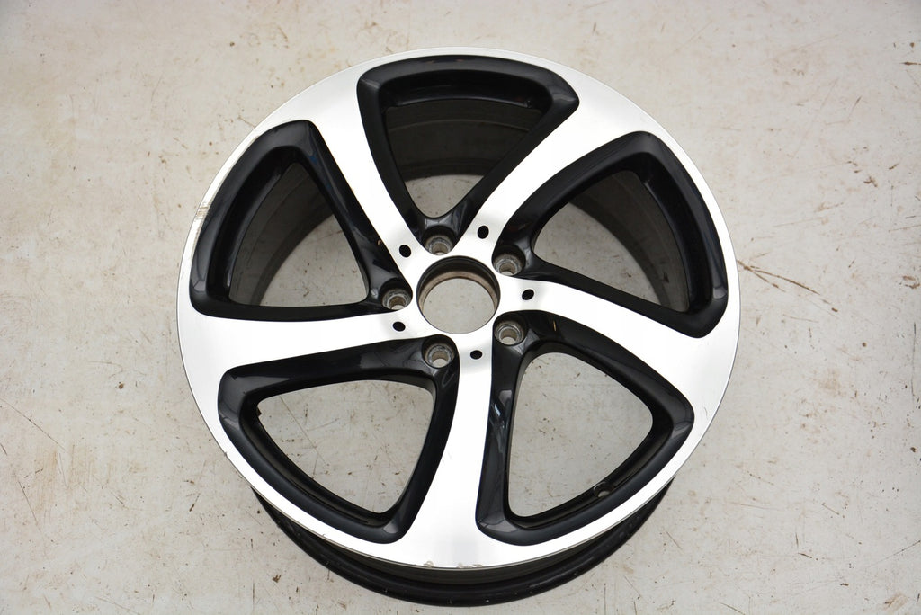 1x Alufelge 18 Zoll 8.0" 5x112 43ET Glanz Schwarz A2134013200 Mercedes-Benz