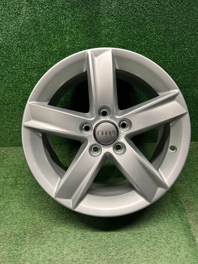 1x Alufelge 16 Zoll 7.0" 5x112 46ET Glanz Silber 8K0071496 Audi A4 B8 Rim Wheel FEL6540913347cu