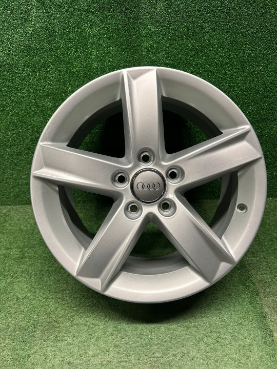 1x Alufelge 16 Zoll 7.0" 5x112 46ET Glanz Silber 8K0071496 Audi A4 B8 Rim Wheel FEL6540913347cu