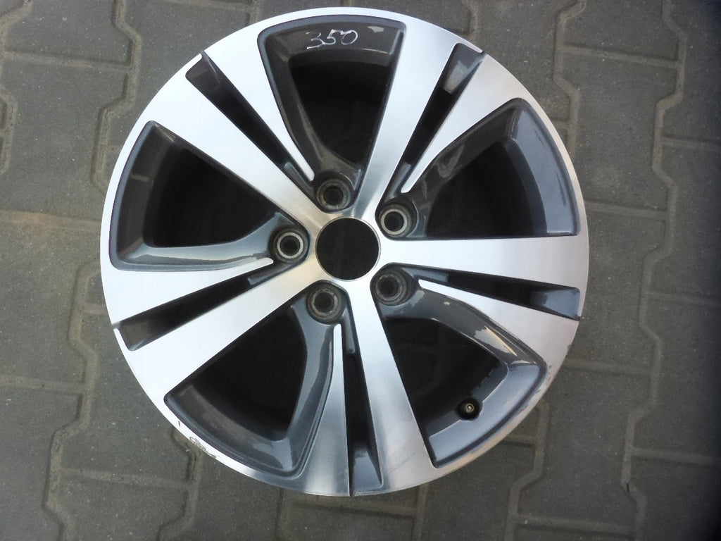 1x Alufelge 17 Zoll 7.0" 5x108 44ET 9677989977 Peugeot 308 Rim Wheel