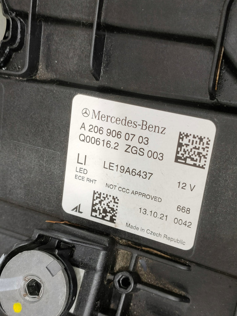 Frontscheinwerfer Mercedes-Benz W206 A2069060703 LED Links Headlight SCH6109293116qy