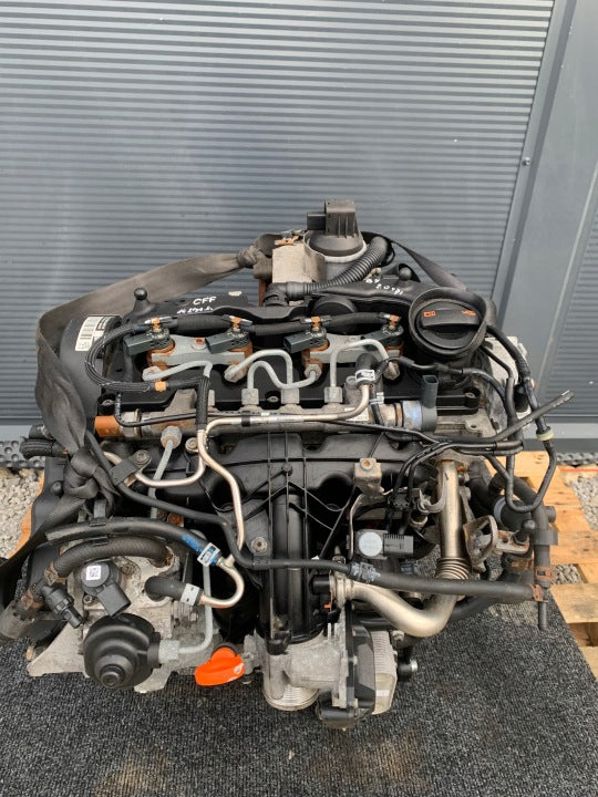 Motor Audi Skoda VW Passat B7 CFF 2.0 TDI 142TKm Engine Komplett MOT9616956351iy
