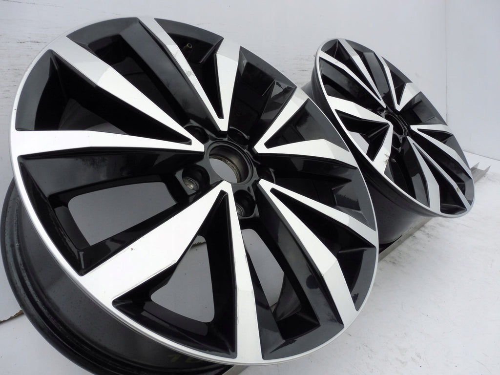 1x Alufelge 17 Zoll 7.0" 5x112 45ET Glanz Schwarz 2GA601025B VW T-Roc Rim Wheel FEL2423082362nk