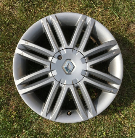 1x Alufelge 16 Zoll 6.5" 4x100 Renault Clio Rim Wheel