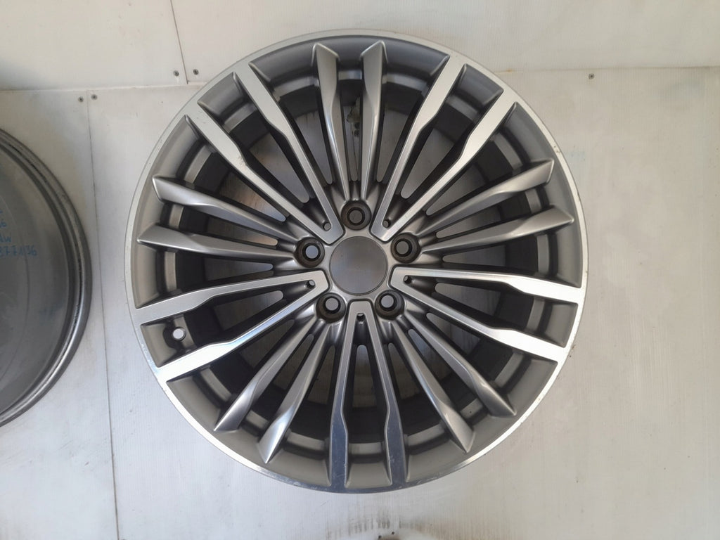 1x Alufelge 19 Zoll 8.0" 5x120 36ET Glanz Silber 6877136 BMW Rim Wheel FEL7588027676oz