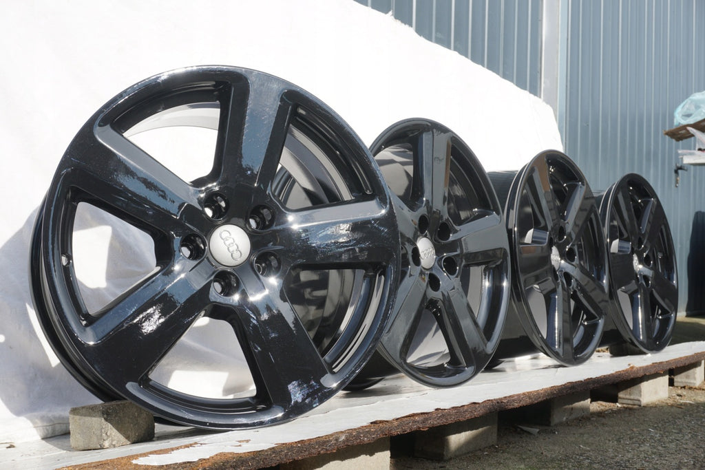 4x Alufelge 18 Zoll 8.0" 5x112 43ET Glanz Silber 8E0601025 Audi Rim Wheel FEL1032651336bi