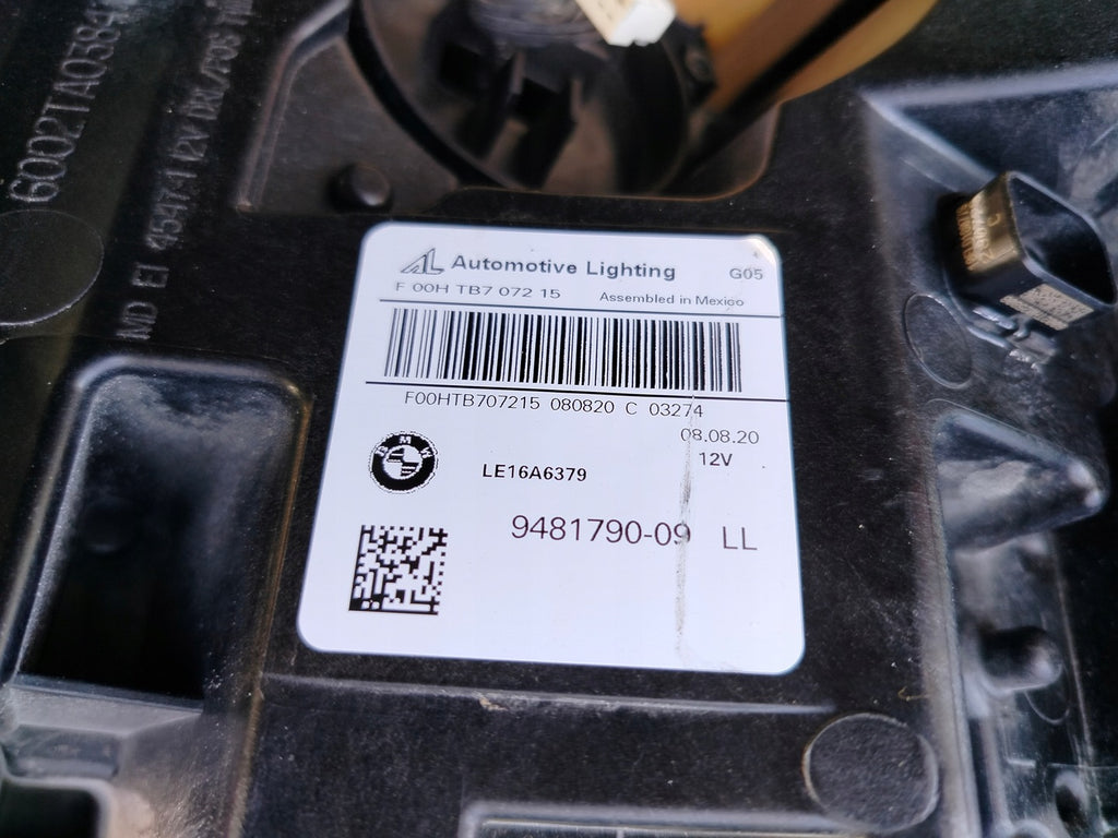 Frontscheinwerfer BMW X5 G05 X6 G06 9481790 Laser Rechts Scheinwerfer Headlight SCH6734388821pu