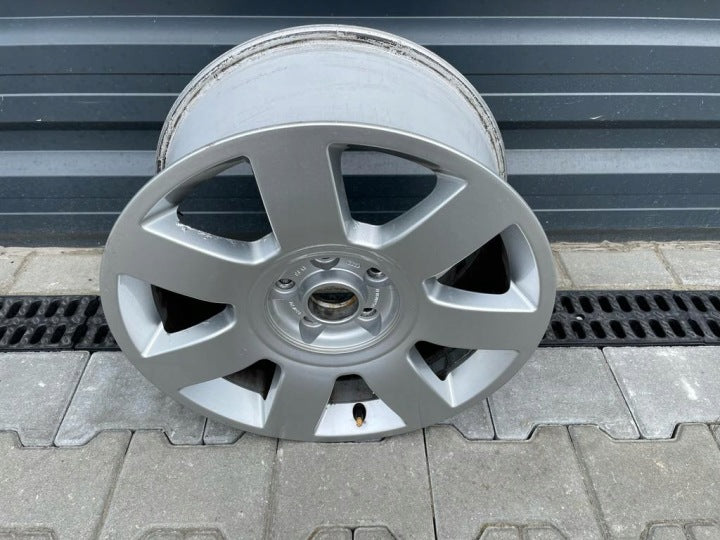 1x Alufelge 17 Zoll 8.0" 5x112 43ET Glanz Silber 4E0601025S Audi A8 Rim Wheel FEL6835595457zo