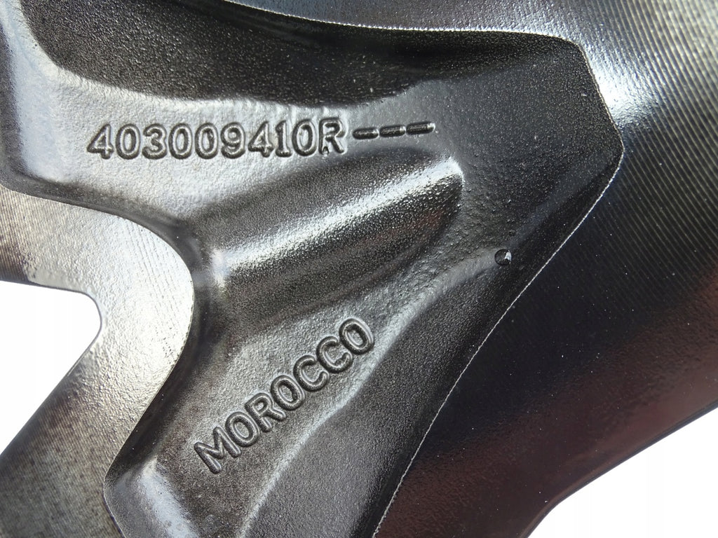 1x Alufelge 16 Zoll 6.5" 4x100 45ET Glanz Schwarz 403009410R Dacia Sandero I FEL2481537895cu