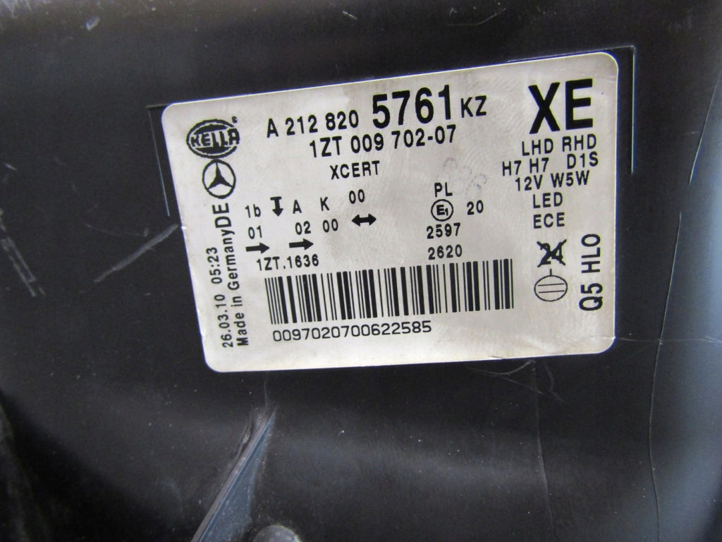 Frontscheinwerfer Mercedes-Benz W212 A2128205761 Xenon Links Headlight SCH6050039972ma
