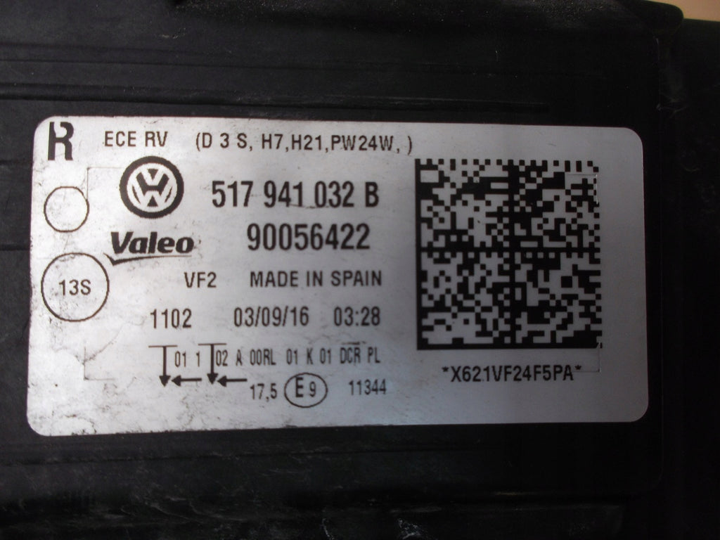 Frontscheinwerfer VW Golf VII Sportsvan 517941032B LED Rechts Headlight SCH5321321812hj