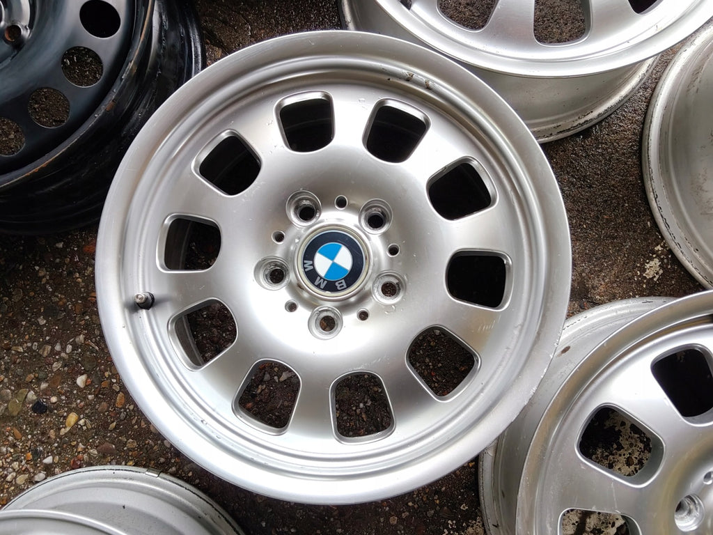 4x Alufelge 16 Zoll 7.0" 5x120 47ET Glanz Silber 1094502 BMW Rim Wheel FEL7472977026en