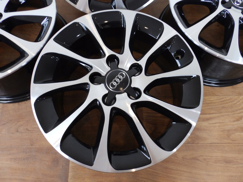 4x Alufelge 16 Zoll 6.5" 5x112 46ET Audi A3 Rim Wheel