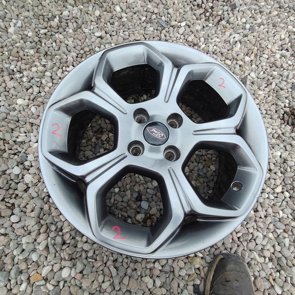 1x Alufelge 17 Zoll 7.0" 4x108 37 5ET Glanz Graphit GN15-J3 Ford Escort I FEL2572467538sb