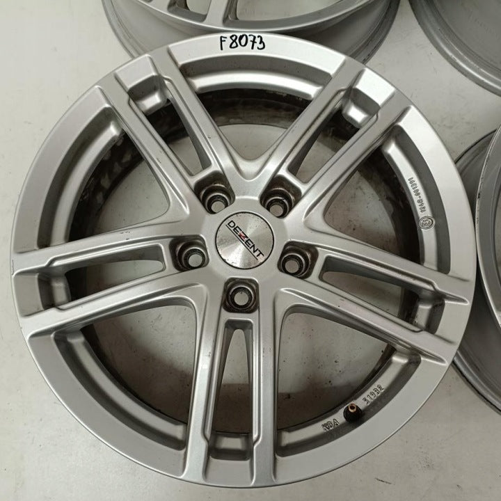 4x Alufelge 17 Zoll 6.5" 5x112 48 5ET Glanz Silber Audi I Rim Wheel FEL6914740619vf