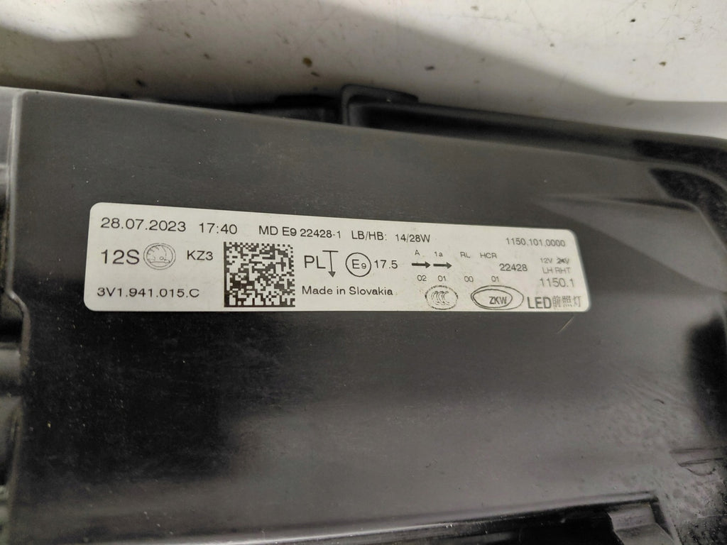 Frontscheinwerfer Skoda Superb III 3V941015C LED Links Scheinwerfer Headlight SCH8738137510ij