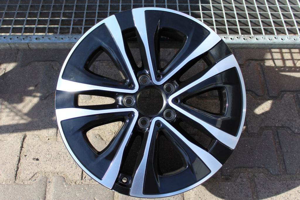 1x Alufelge 17 Zoll 6.5" 5x112 44ET Glanz Schwarz A1774012900 Mercedes-Benz FEL8650921673tl