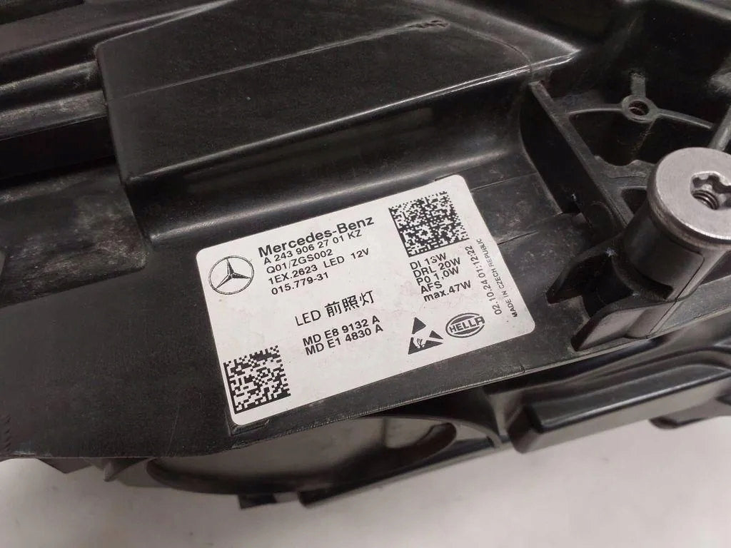 Frontscheinwerfer Mercedes-Benz Eqb A2439062701 LED Links Scheinwerfer Headlight SCH9887177603uz