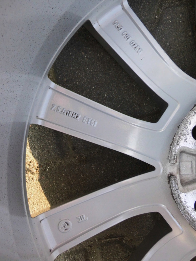 1x Alufelge 18 Zoll 7.5" 5x112 51ET Glanz Silber 5E06010250 Skoda Iii Rim Wheel FEL6983577006gf