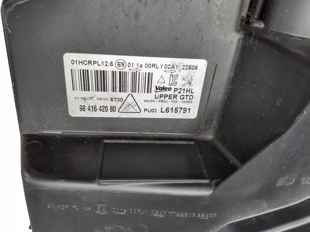 Frontscheinwerfer Peugeot 2008 II 9841642080 01125L615791 Full LED Links